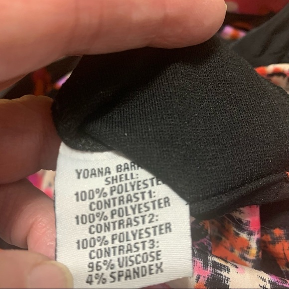 Yoana Baraschi Black Multi Print Tunic Mini Dress - Picture 3 of 7